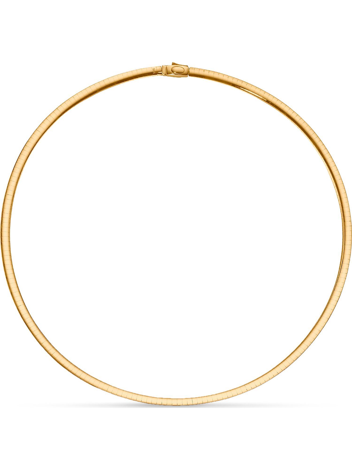 CHRIST Goldkette CHRIST Damen-Halsreif 585er Gelbgold, 925er Silber