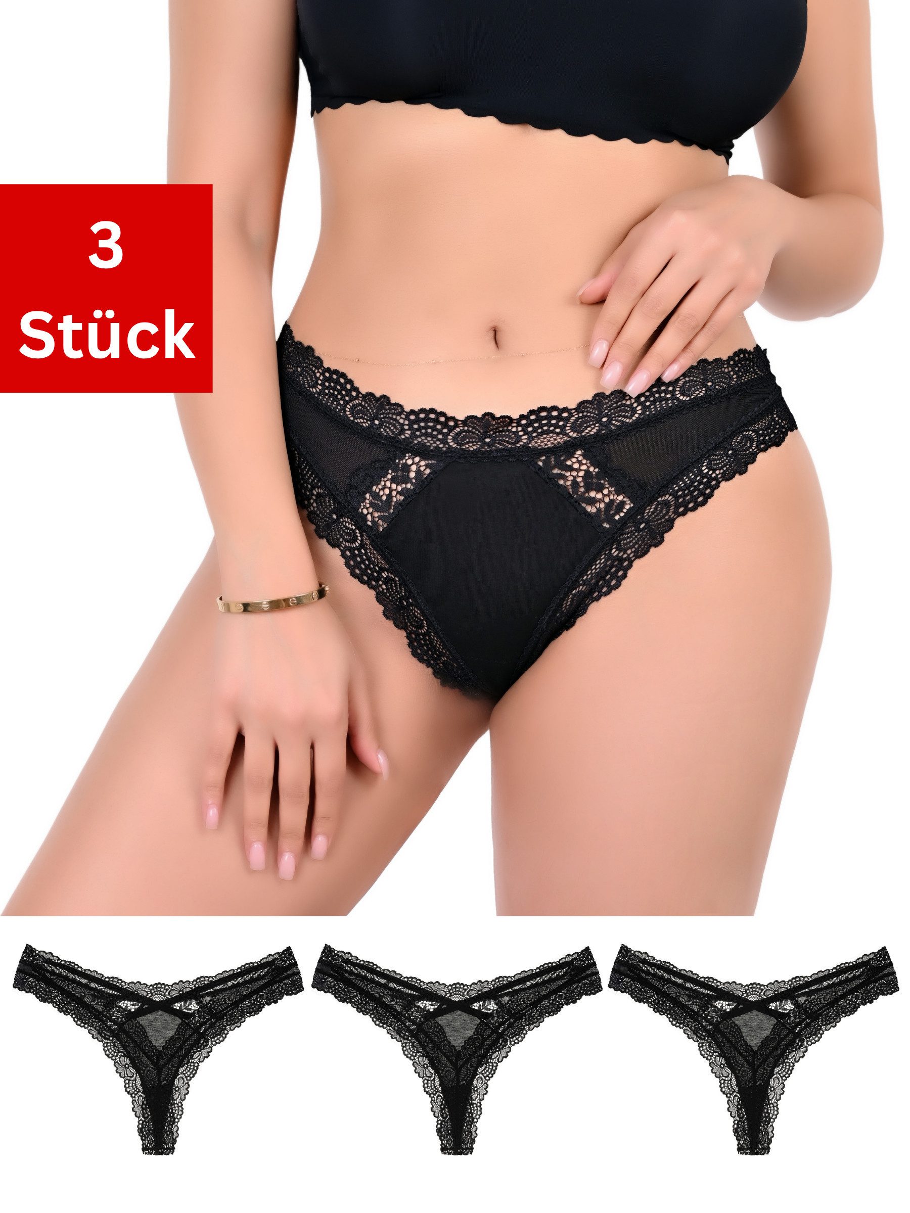 Elegant Love Tangaslip Sexy Damen-Slip – Unterwäsche und Dessous-Unterhose günstig online kaufen