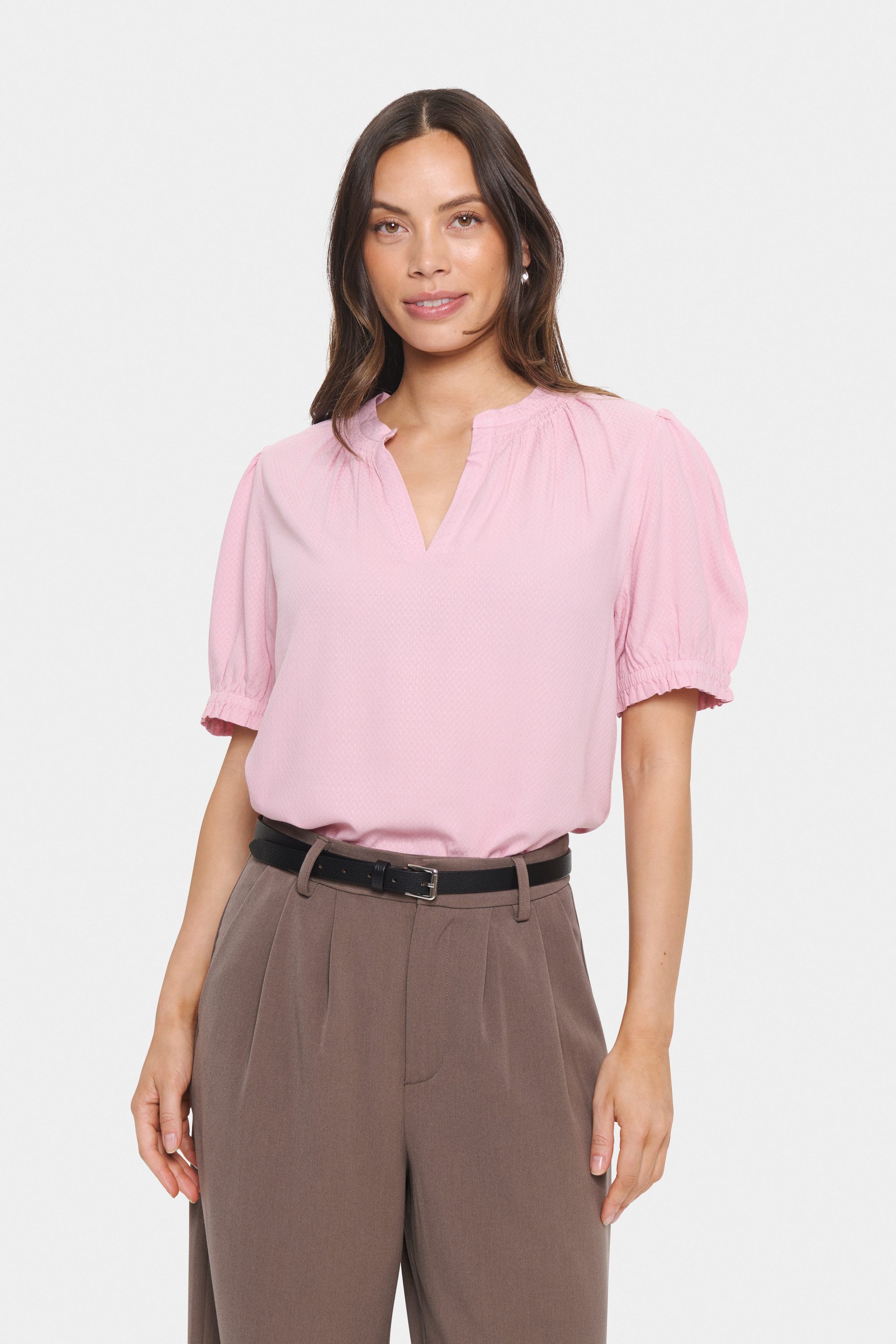 Saint Tropez Kurzarmbluse Bluse kurzarm BrittaSZ