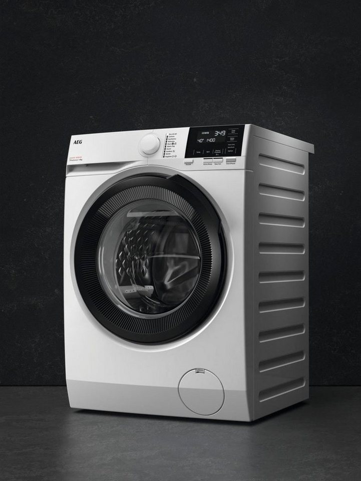 AEG Waschmaschine Serie 6000 mit ProSense-Technologie LR6FA410FL, 10 kg, 1400  U/min, ProSense® Mengenautomatik​ - spart bis 40% Zeit, Wasser und Energie