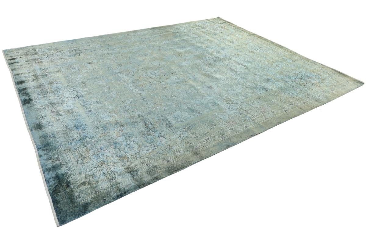 Colored Moderner Orientteppich, rechteckig, 8 Trading, China mm Seide 272x360 Seidenteppich Handgeknüpfter Nain Höhe: