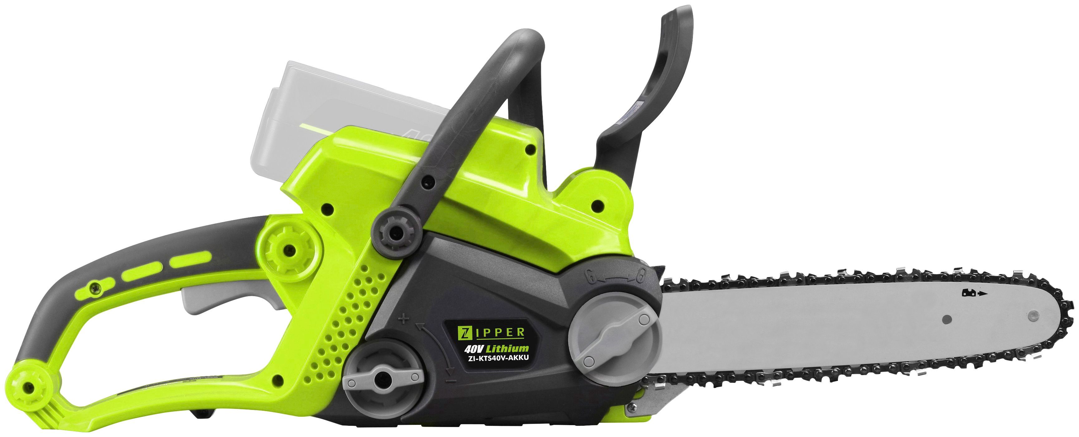 ZIPPER Akku-Kettensäge ZI-KTS40V-AKKU, 31 cm Schwertlänge, ohne Akku und Ladegerät