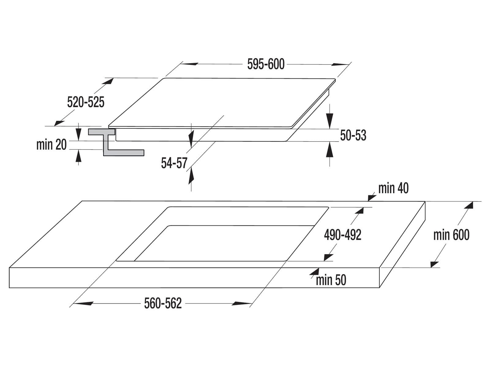GORENJE Elektro-Kochfeld 730779, herdgebunden