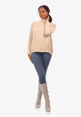 YC Fashion & Style Strickpullover Pullover aus Feinstrick mit Rollkragen One Size (1-tlg) in Unifarbe