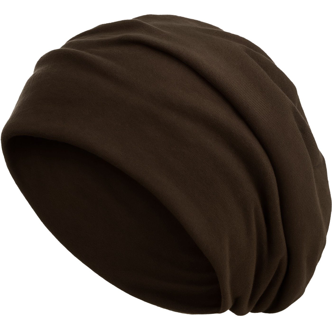 style3 Beanie (1-St) Mütze Damen Herren Haube Sommer Herbst XXL Chemo Schlafmütze Cap