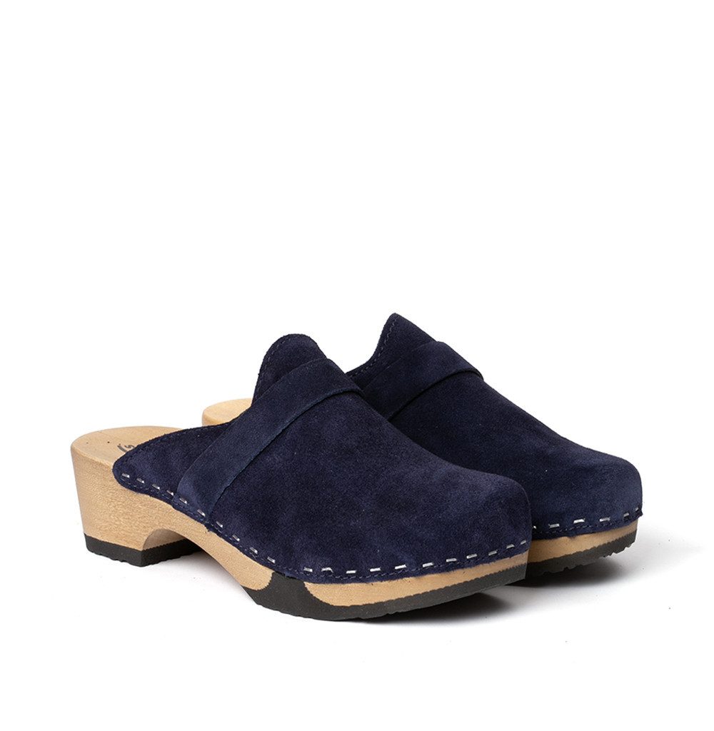 TAMINA Kaschmir midnight (hazelnut) Clog