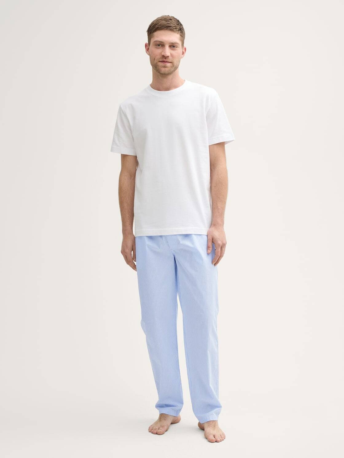 TOM TAILOR Pyjamahose Pyjama-Hose aus Baumwolle günstig online kaufen