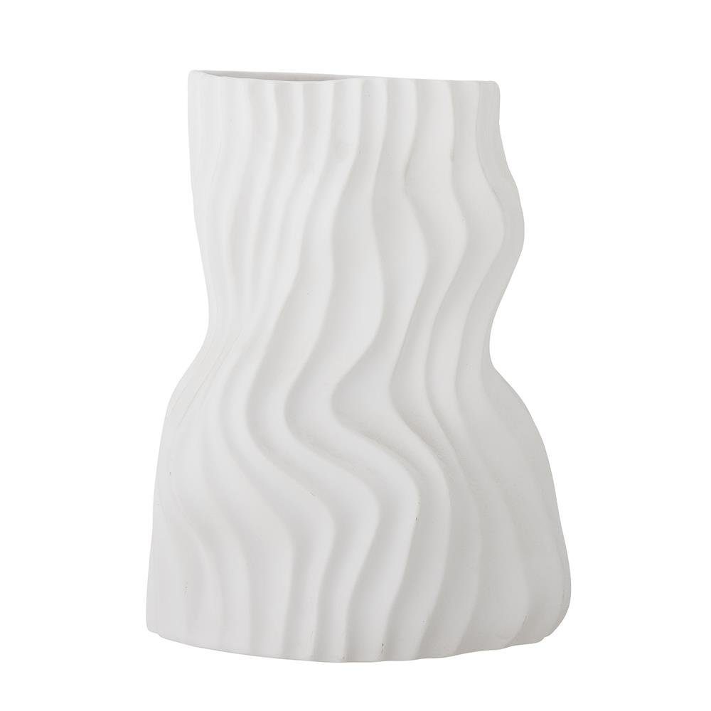 Bloomingville Dekovase Sahal, Vase in Weiß, 25,5cm, aus Keramik