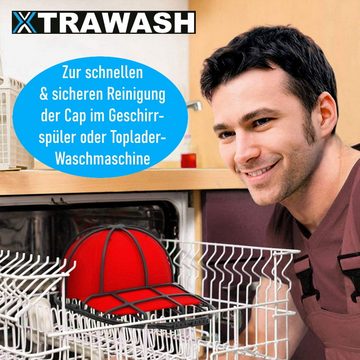 MAVURA Geschirrspüleinsatz XTRAWASH Cap Washer Baseballkappen Basecap Snapback Reiniger Gestell, Cappy Cleaner für den Geschirrspüler für Erwachsene & Kinder