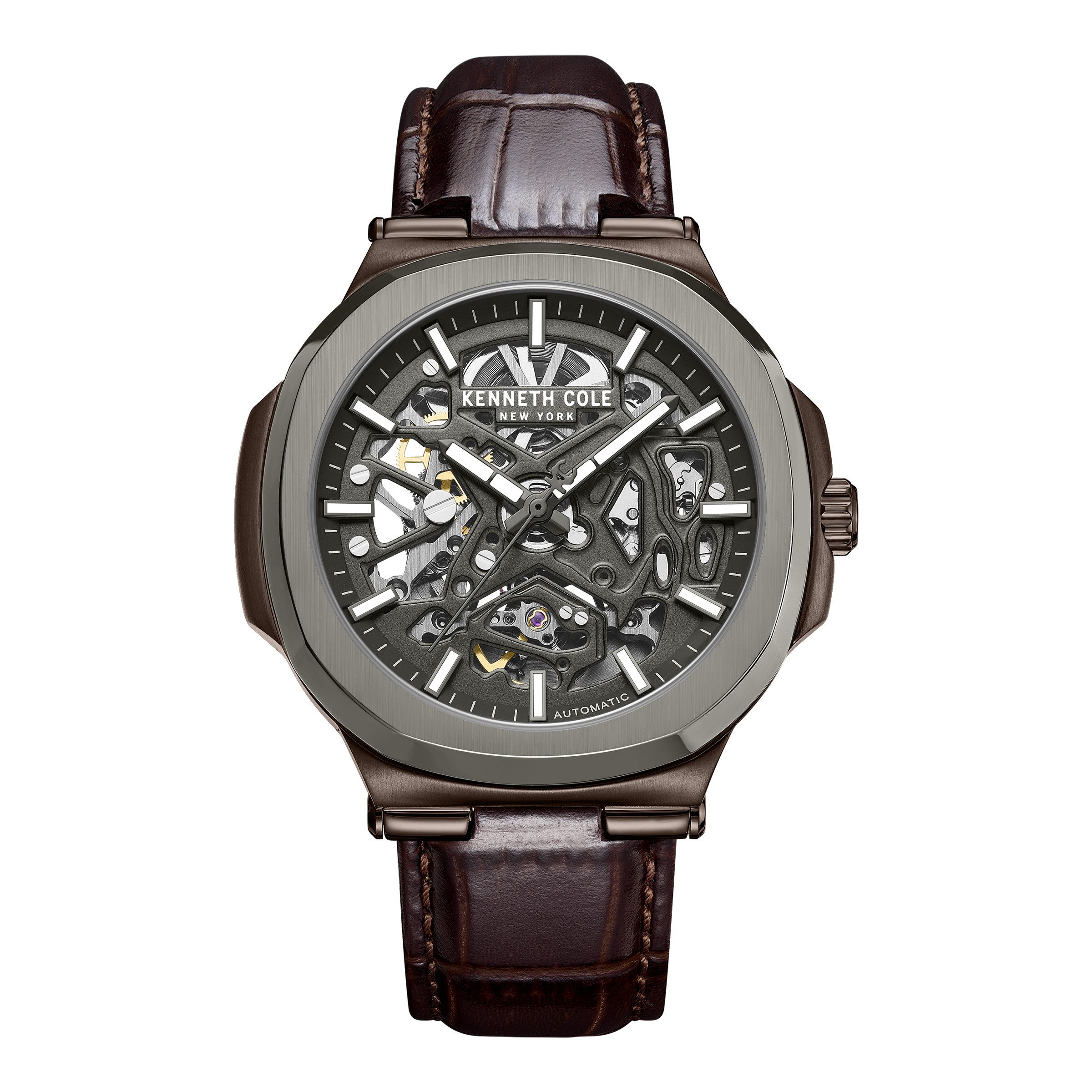 Kenneth Cole Automatikuhr Automatikuhr Herrenuhr 48 mm Automatik Herren