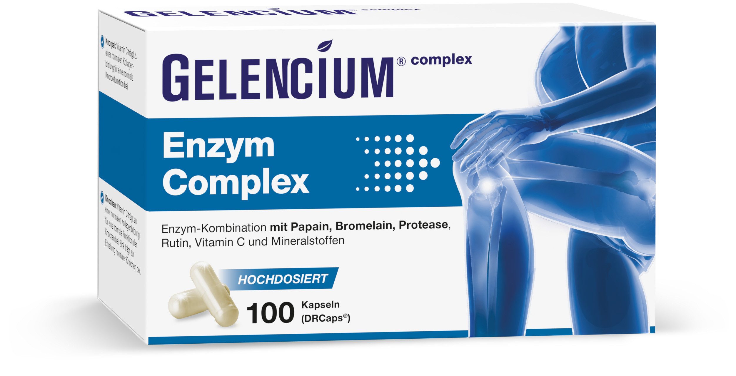 GELENCIUM® Enzym Complex hochdosiert mit Bromelain KAP, 100 St., 39.1 g