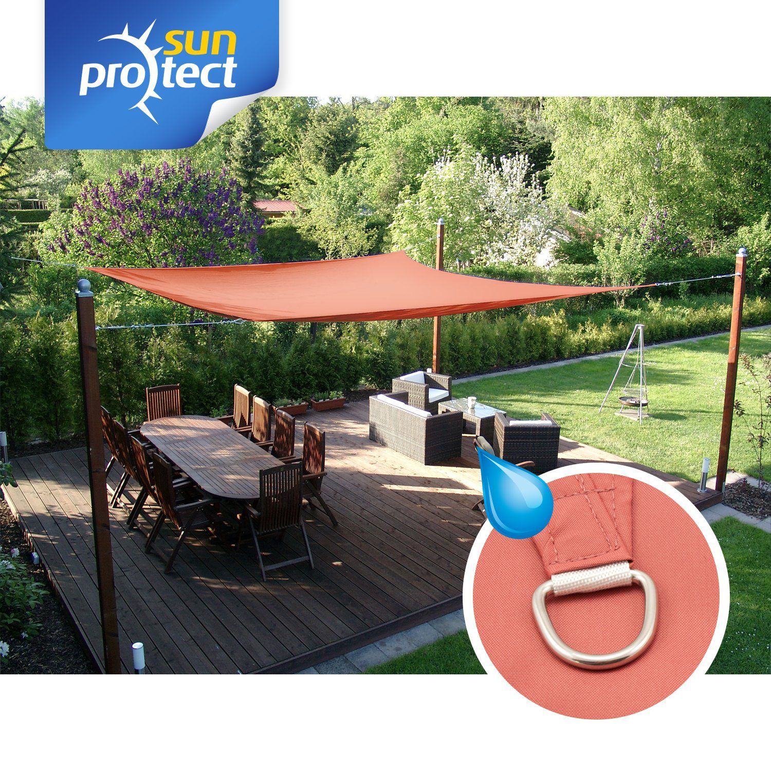 sunprotect Sonnensegel 4,5 x 3,5 m günstig online kaufen