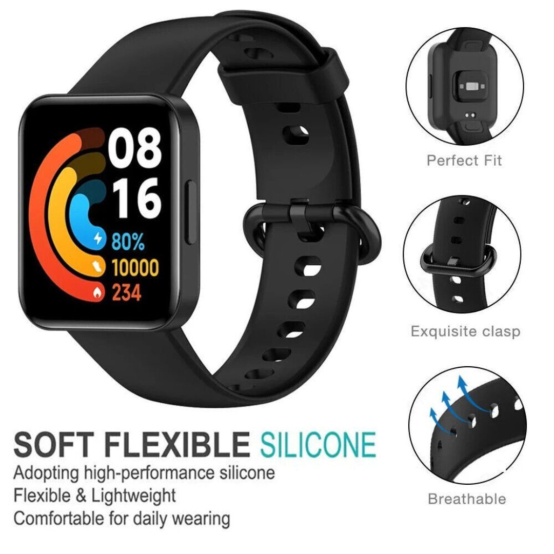 Armband Watch Redmi Mitternachtsblau / Lite Silikon für Xiaomi SmartUP Smartwatch-Armband Watch