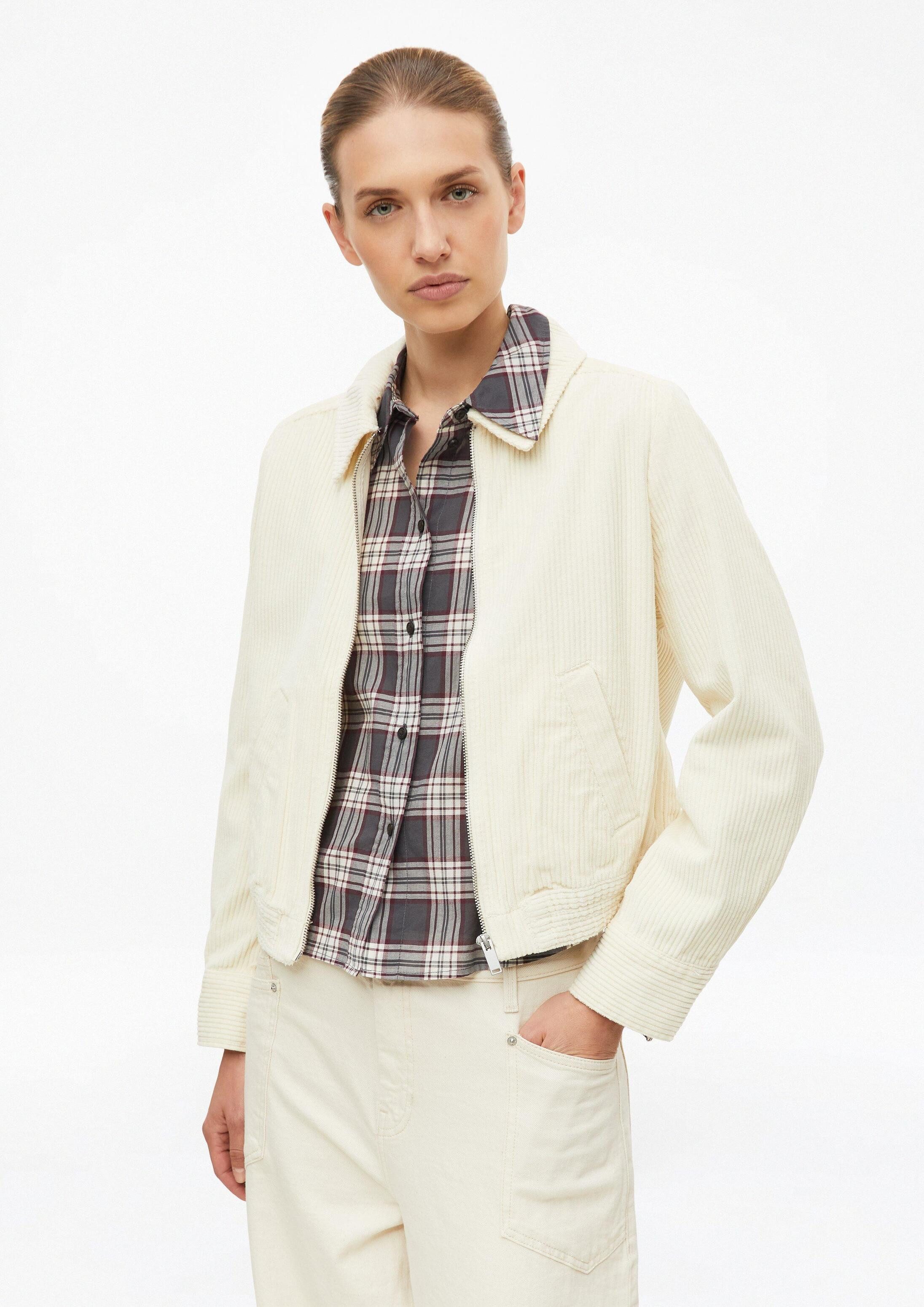 s.Oliver Funktionsjacke Indoor-Jacke Cord-Jacke mit elastischem Bund