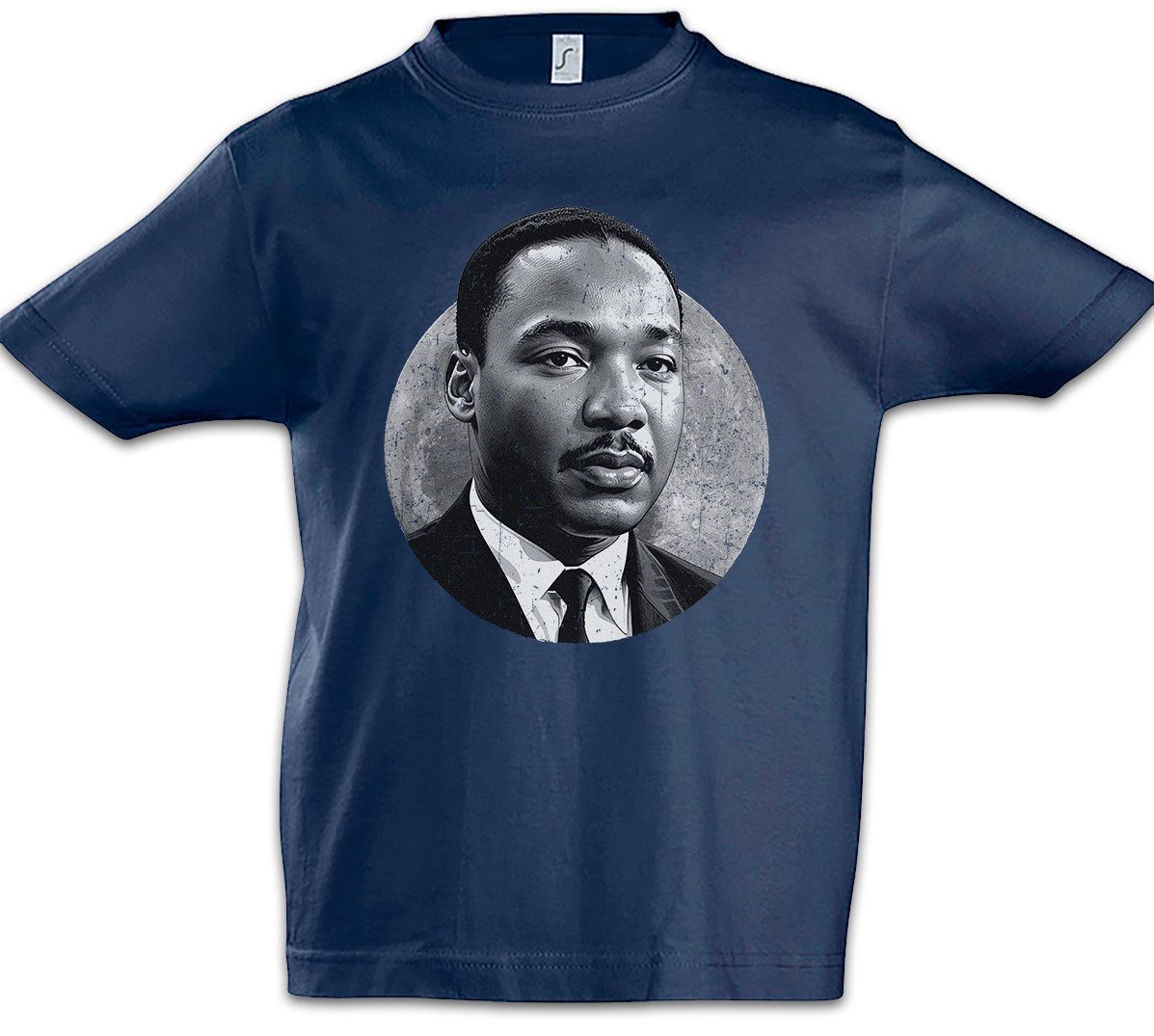 Print-Shirt MLK Moon Kinder T-Shirt Martin African Luther American King Leader Dr.