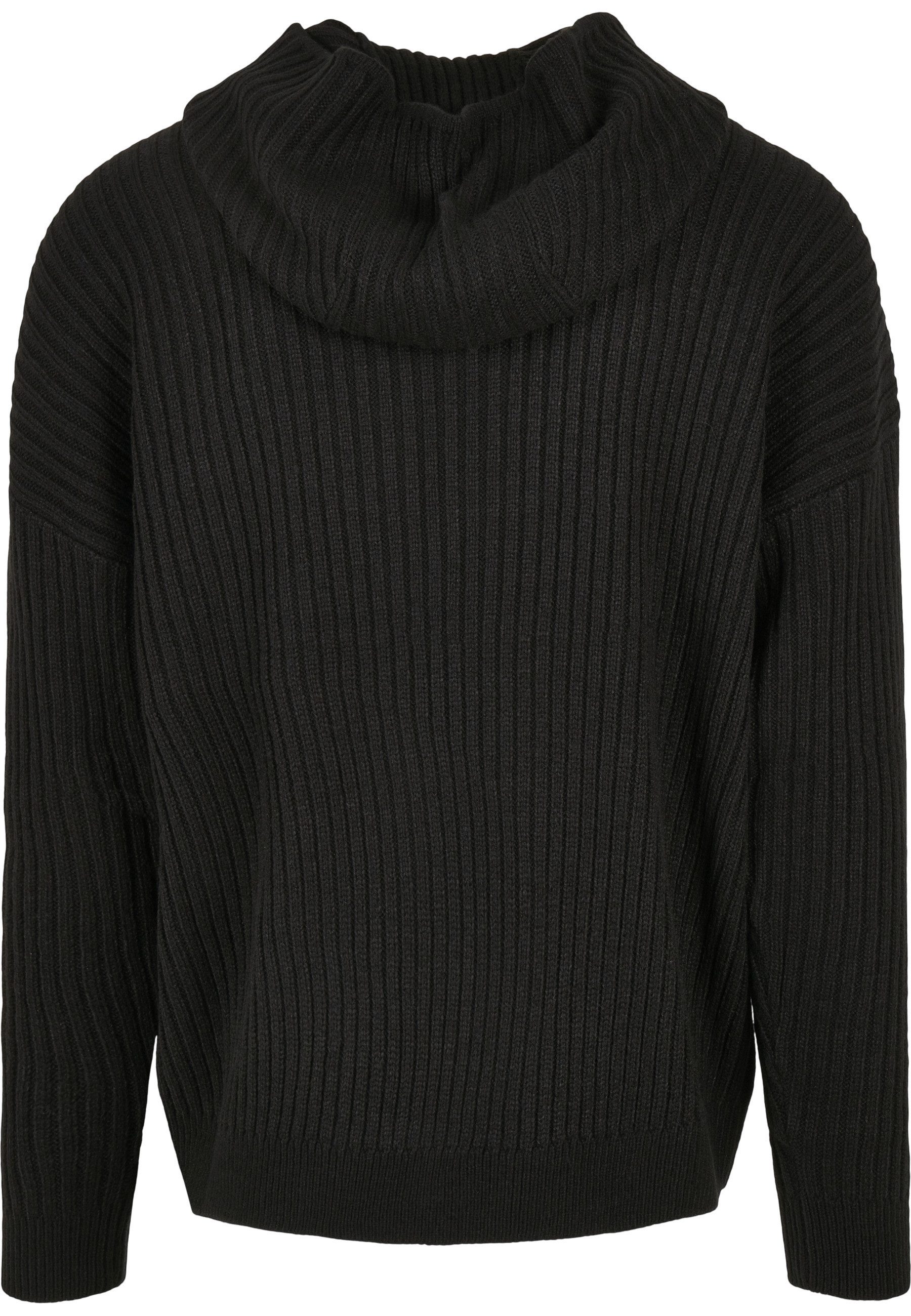 URBAN CLASSICS Rundhalspullover Urban Classics Herren Knitted Hoody (1-tlg)