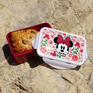 Geda Labels GmbH Lunchbox Minnie Kids, PP, Rot, 16x10,5x6,5cm, spülmaschinengeeignet