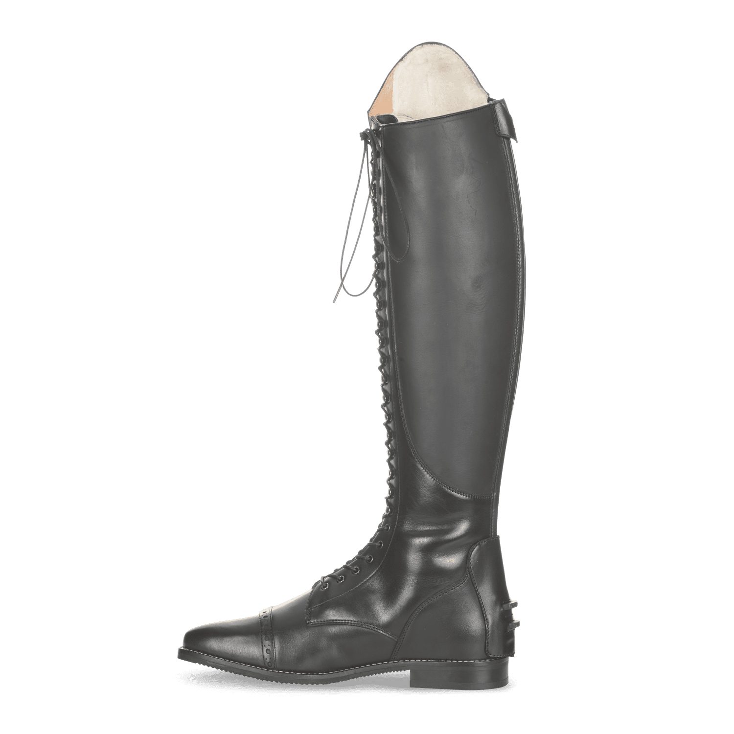 BUSSE Reitstiefel Laval Pure Wool in schwarz Reitstiefel