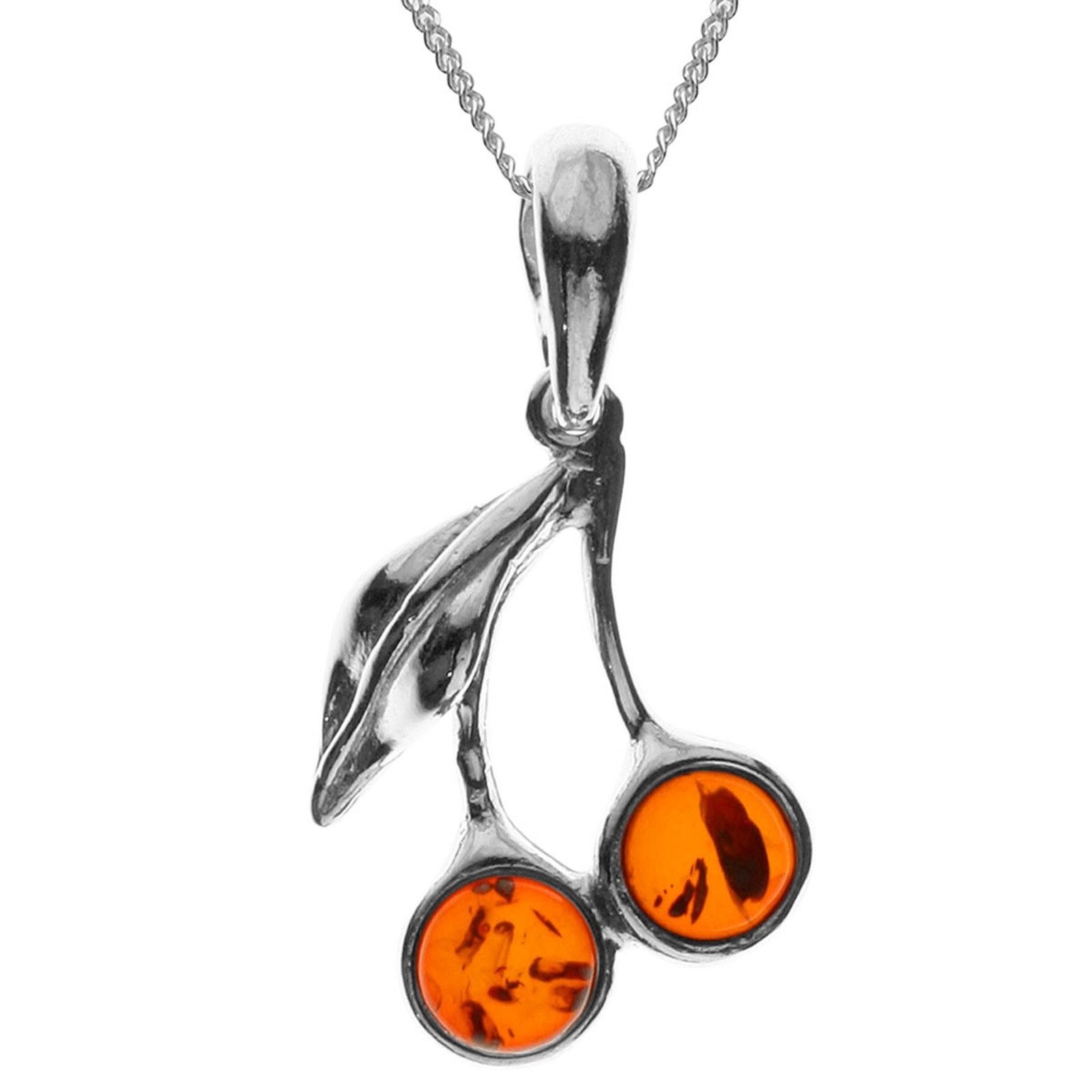 OSTSEE-SCHMUCK Kette mit Anhänger Ostsee-Schmuck Kette mit Anhänger Kirsche günstig online kaufen