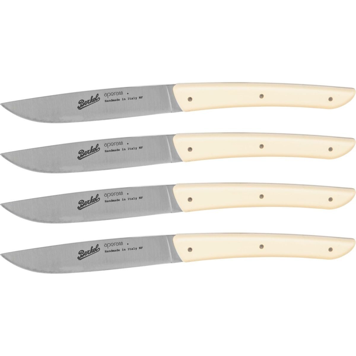 Berkel Besteck-Set Steakmesser-Set 4-tlg. Color crema