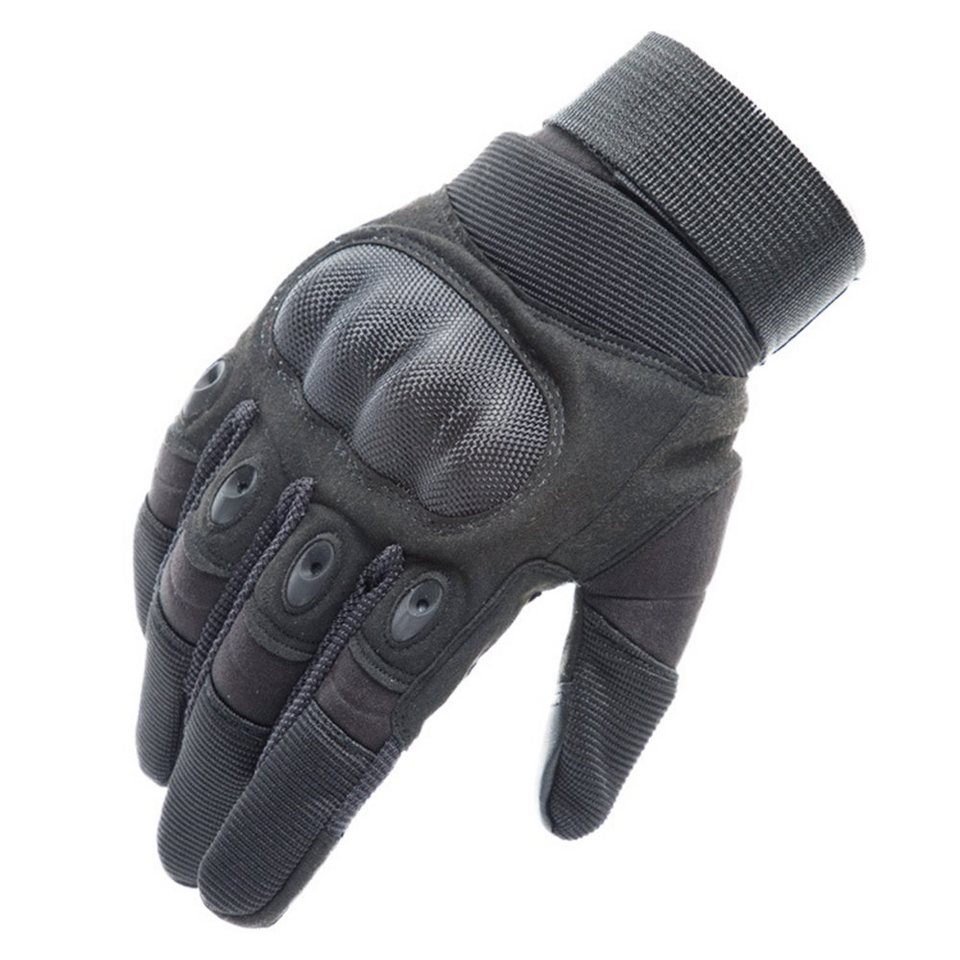 GelldG Motorradhandschuhe Taktische Handschuhe, Motorradhandschuhe mit  Knöchelschutz