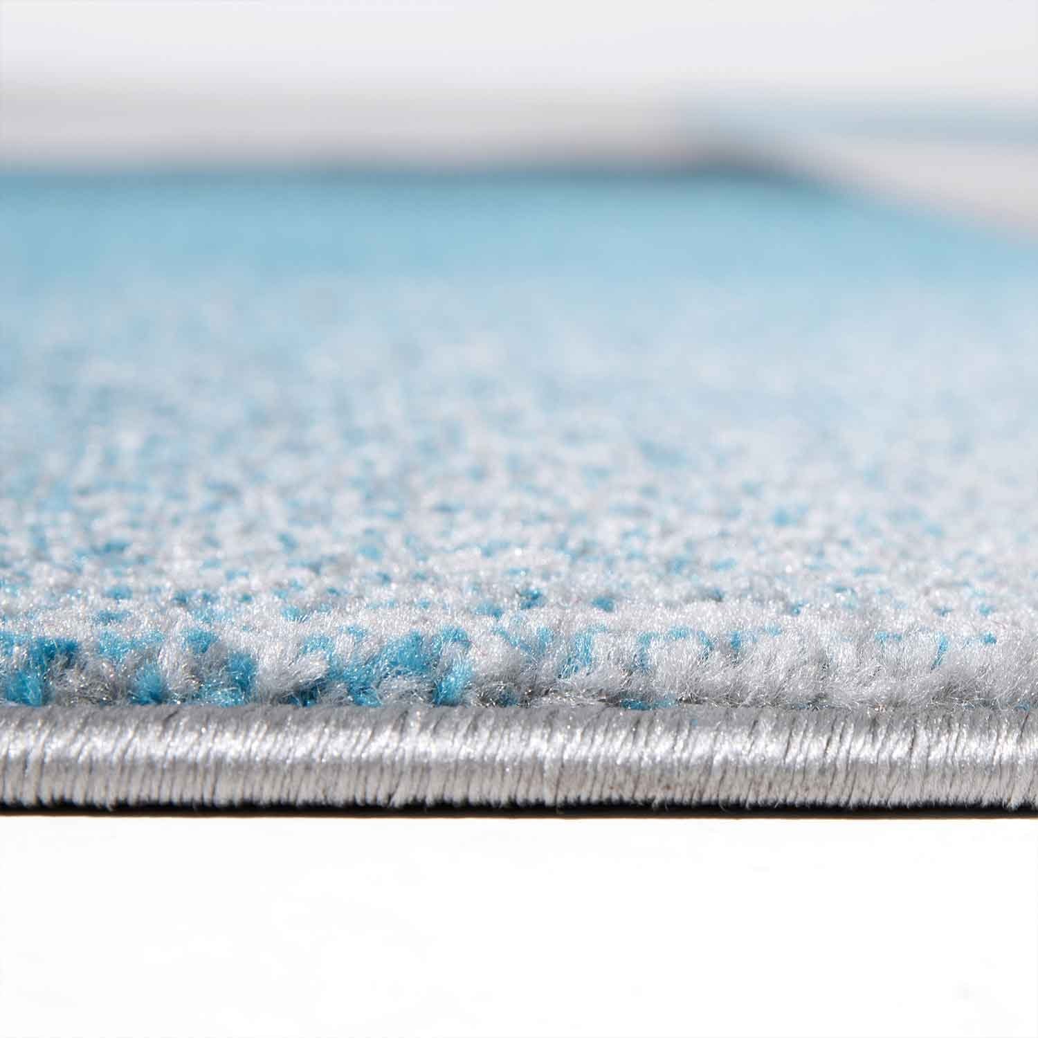 Vimoda Teppich Teppich Geometrische Muster Kurzflorig Grau, Rechteckig – Bild 4 von 5