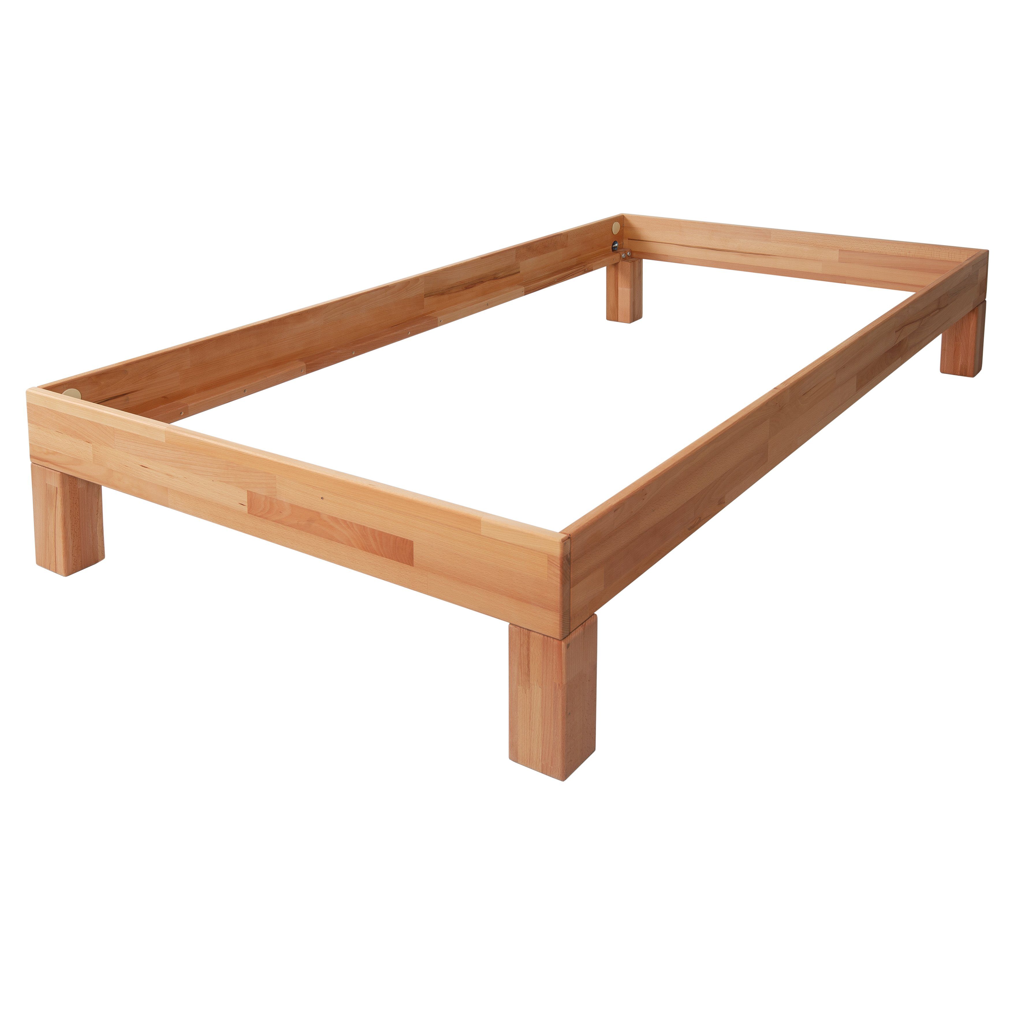 Krok Wood Massivholzbett Jana in Buche. Reduzierter Preis € 179,90. Unverbindliche Preisempfehlung € 216,00