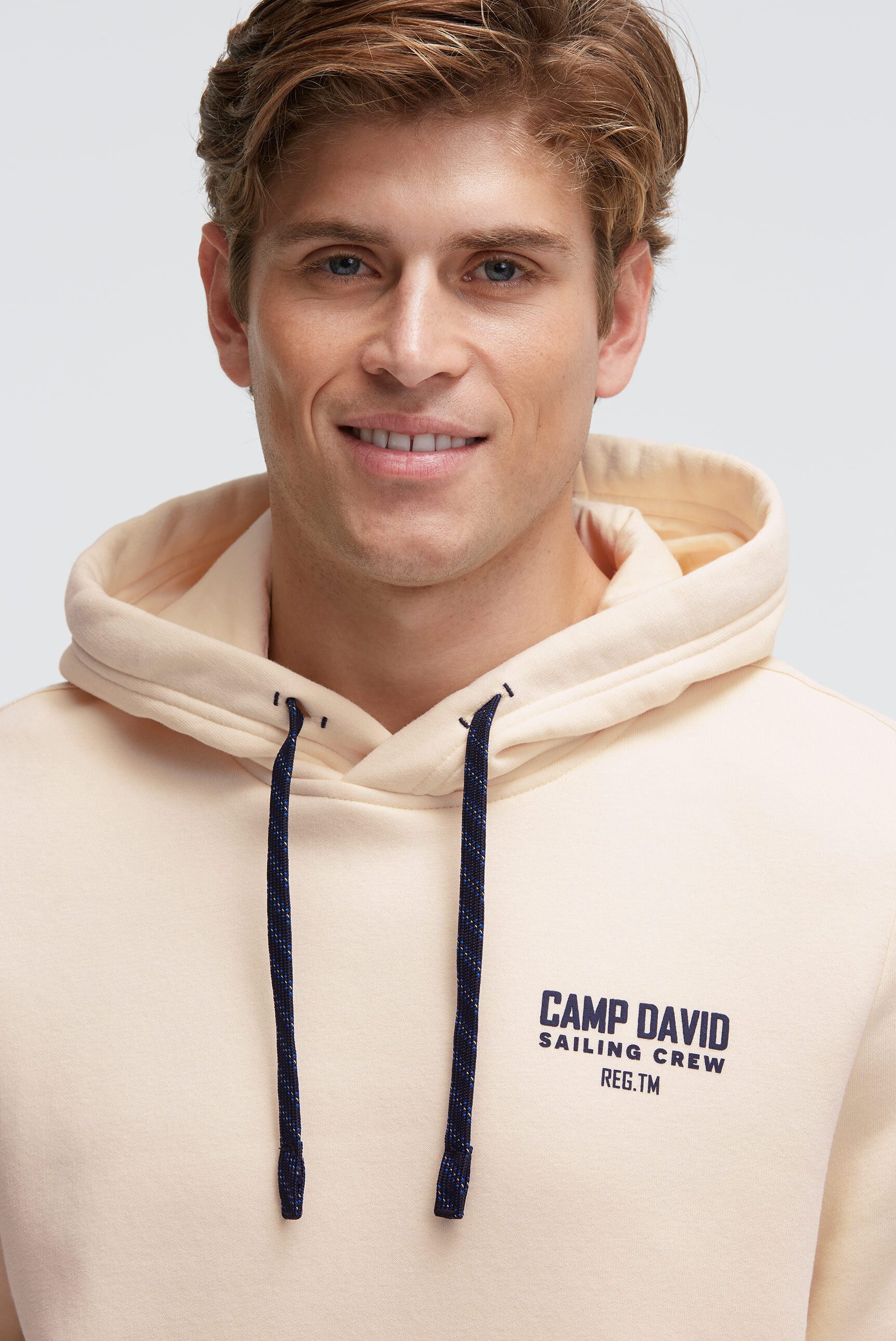 CAMP DAVID Kapuzensweatshirt mit reflektierenden Details