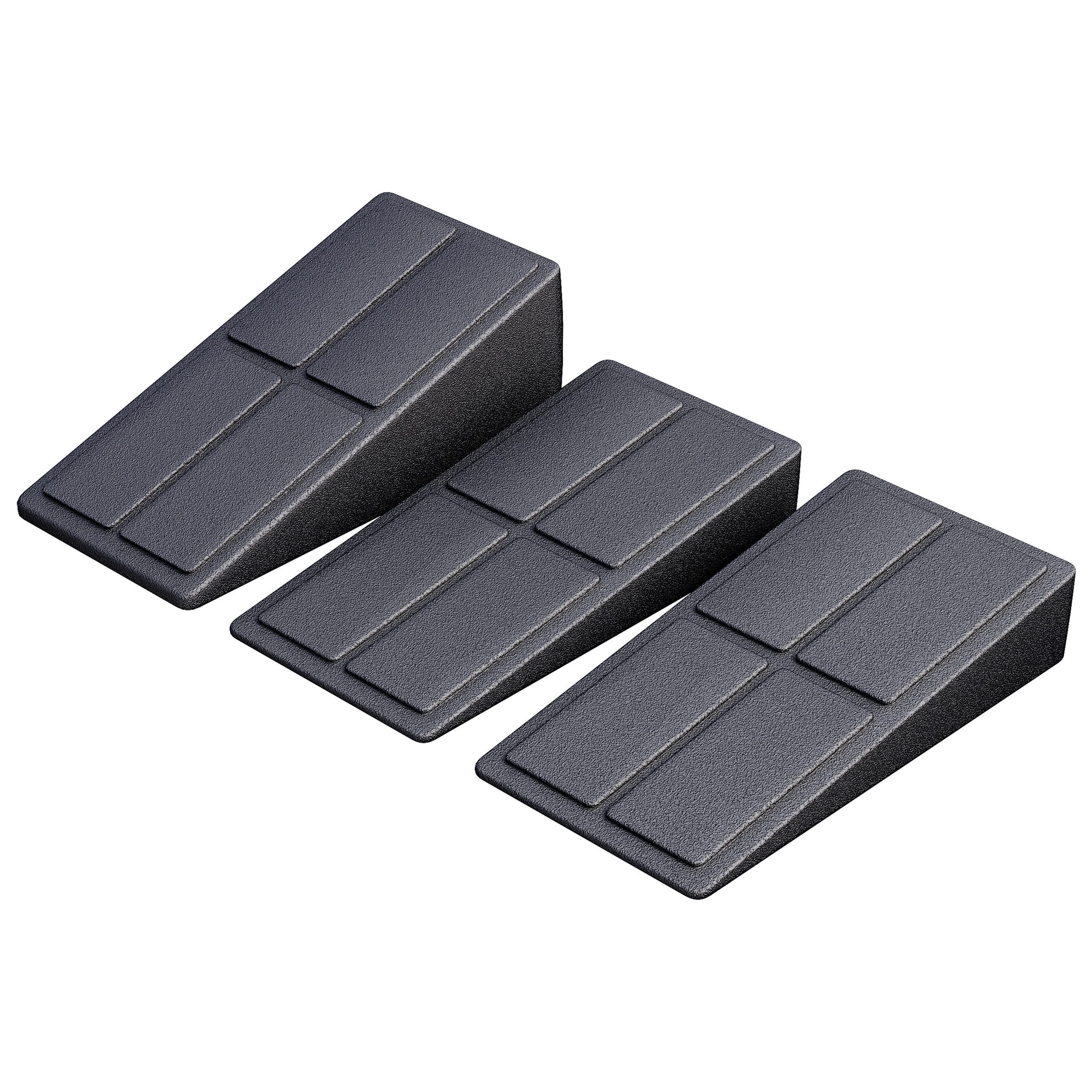 Yogablock Wadendehner - 3er Set, Rutschfest, Verstellbar, bis 300kg
