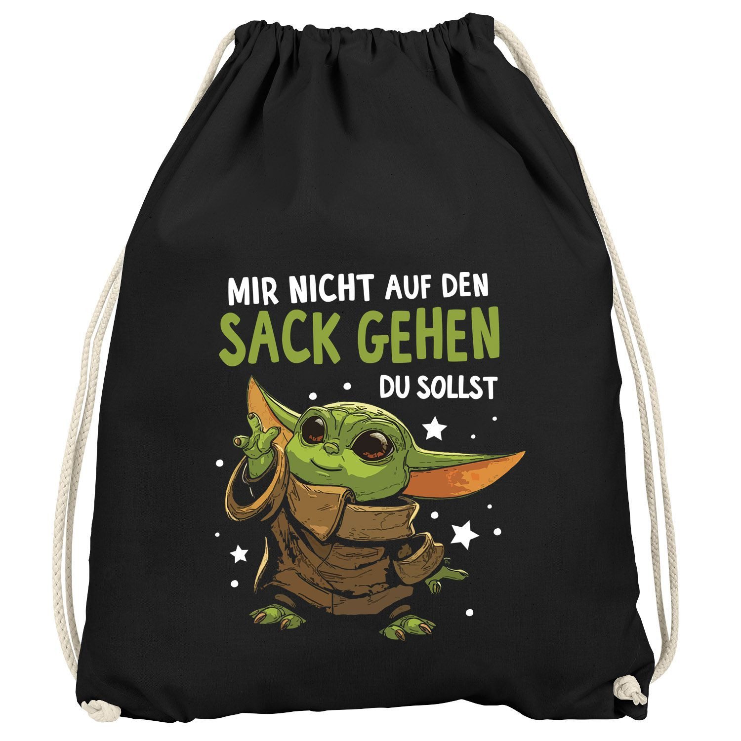 Turnbeutel Turnbeutel Spruch lustig Baby Mir nicht auf den Sack gehen du sollst