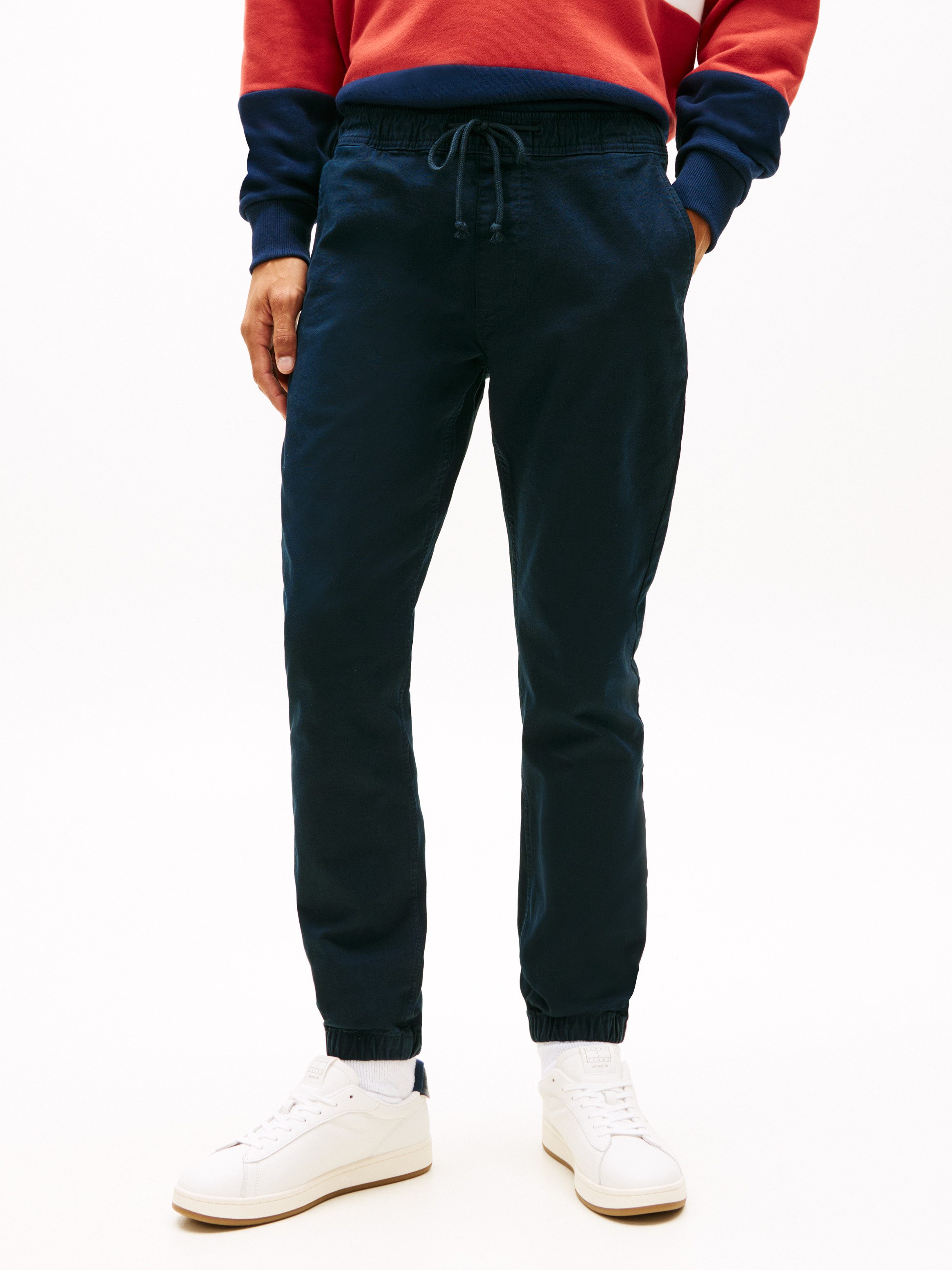 Tommy Jeans Jogger Pants TJM SCANTON COTTON CANVAS mit elastischem Bund günstig online kaufen