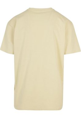 Novux T-Shirt Haters Gonna Hate Heavy Oversize Herren Tshirt farbe Yellow (1-tlg) aus Baumwolle