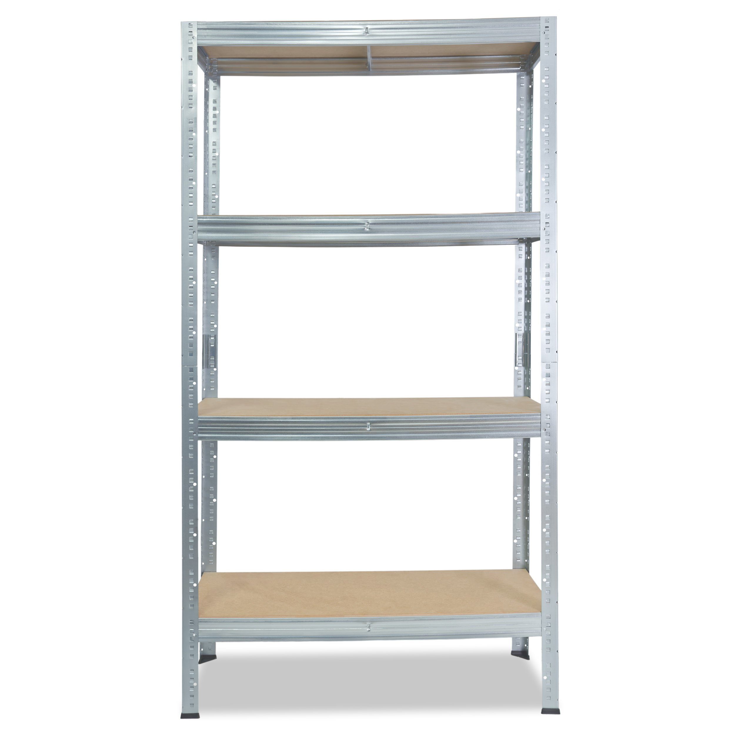 shelfplaza Schwerlastregal PROFI, 200x120x60cm Regale Kellerregal, mit verzinkt, Steckregal 4 Metallregal je Regal Werkstattregal als Garagenregal, Tragkraft, Lagerregal, & 200kg Böden Metall