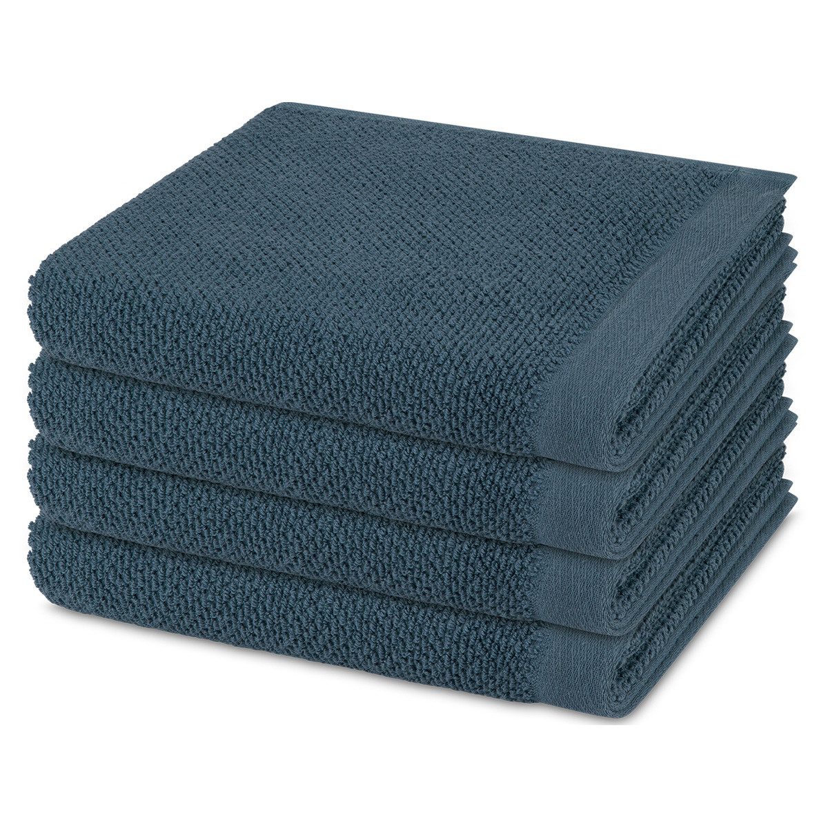 Möve Handtuch Set Bliss, Walkfrottee (Spar-Set, 4-St), 4 X Handtuch im Set - Baumwolle - Saugstark