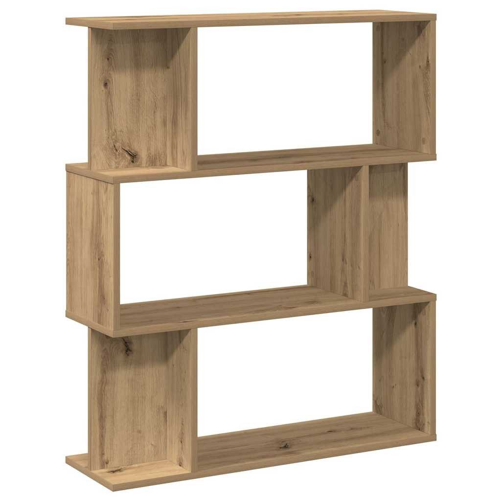 vidaXL Bücherregal Bücherregal Artisan-Eiche 80x24x96 cm günstig online kaufen