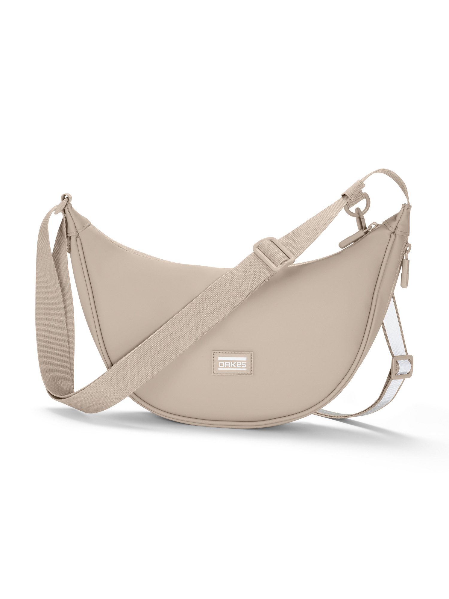 OAK25 Umhängetasche Every Day Moon Bag reflektierend & wasserabweisend, Halbmondtasche mit reflektierendem Boden & Bike-Strap