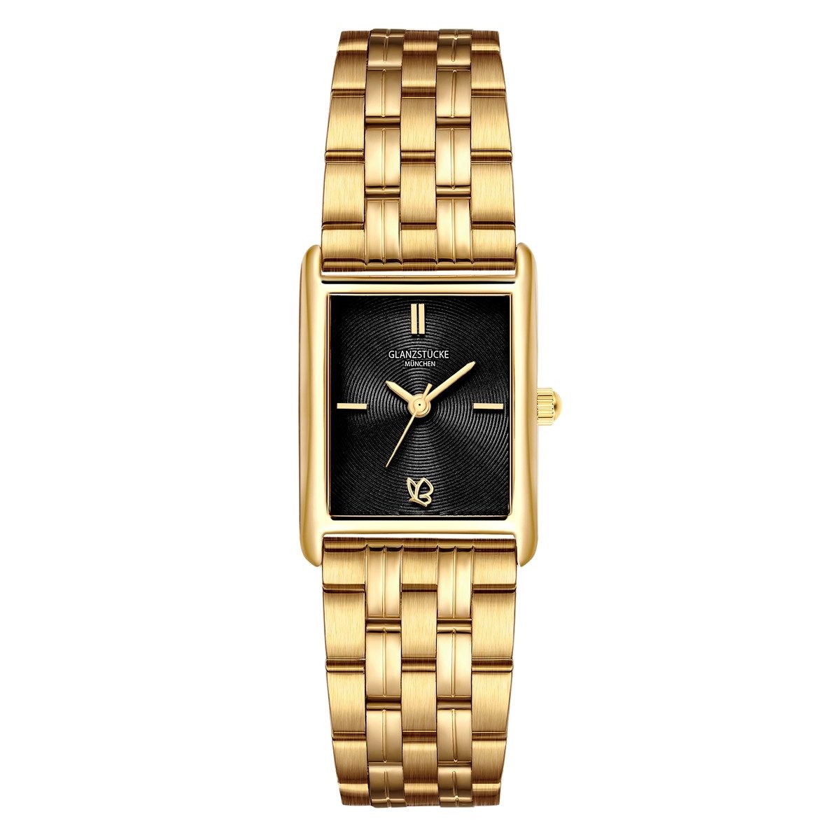 Quarzuhr gelbgold
