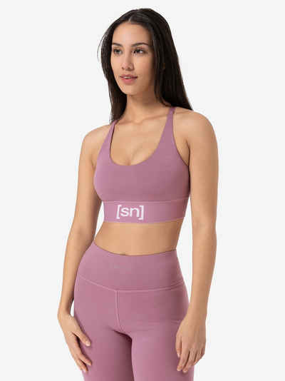 SUPER.NATURAL Sporttop für Damen aus Merino W SUPER TOP mit gekreuzten Trägern am Rücken