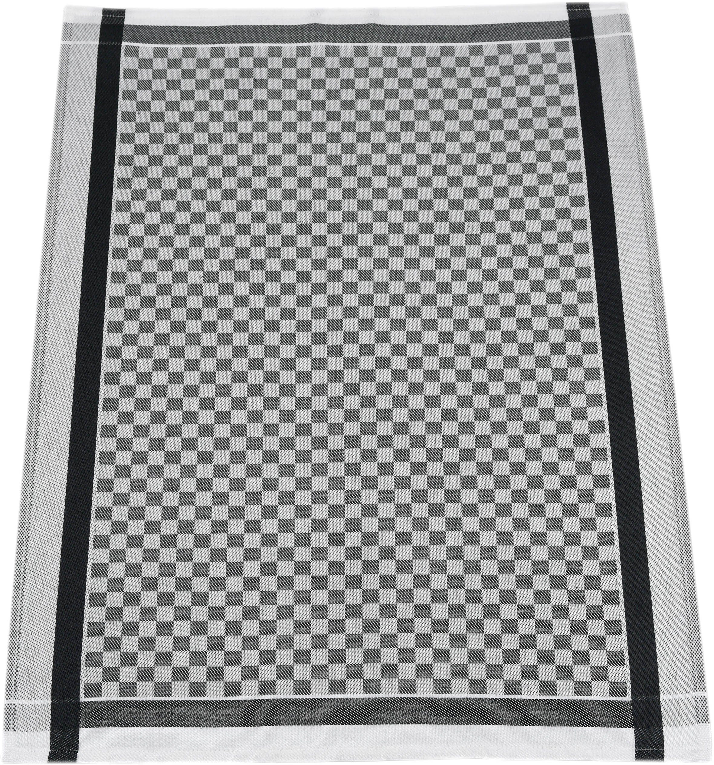 ROSS Geschirrtuch Exclusiv, (Set, 3-tlg), Karofond, günstig online kaufen