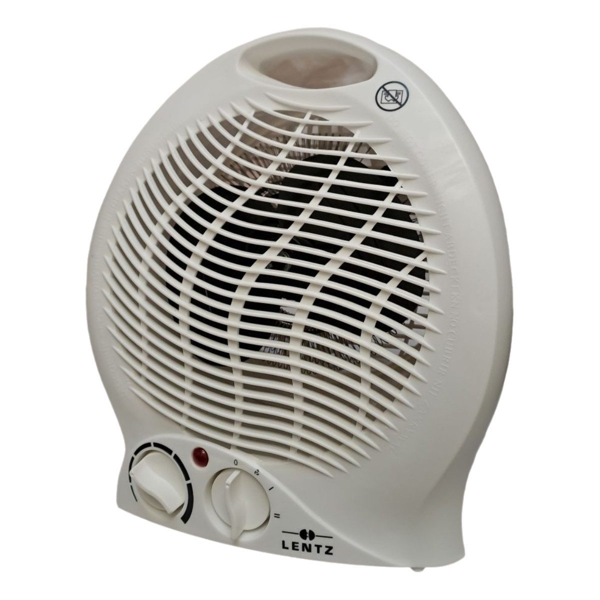 Lentz Heizgerät Heizlüfter Heizgerät Schnellheizer 2 Leistungsstufe 2000W mit Überhitz