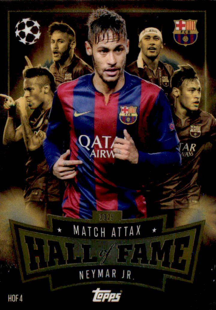Topps Sammelkarte HOF4 - Neymar Jr. - Match Attax Hall of Fame - 2025/2026