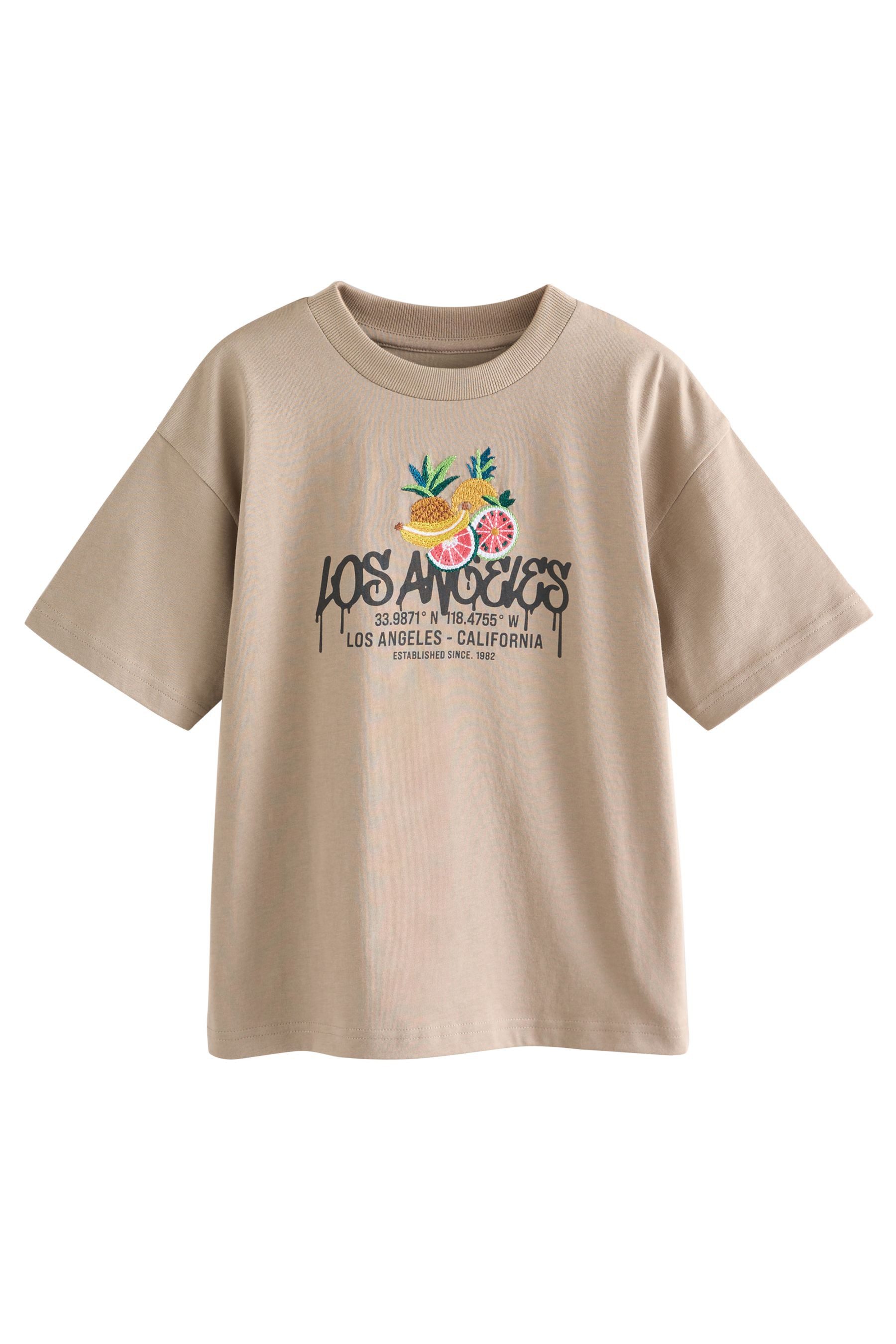 Next Print-Shirt Relaxed Fit Kurzarm-T-Shirt mit günstig online kaufen