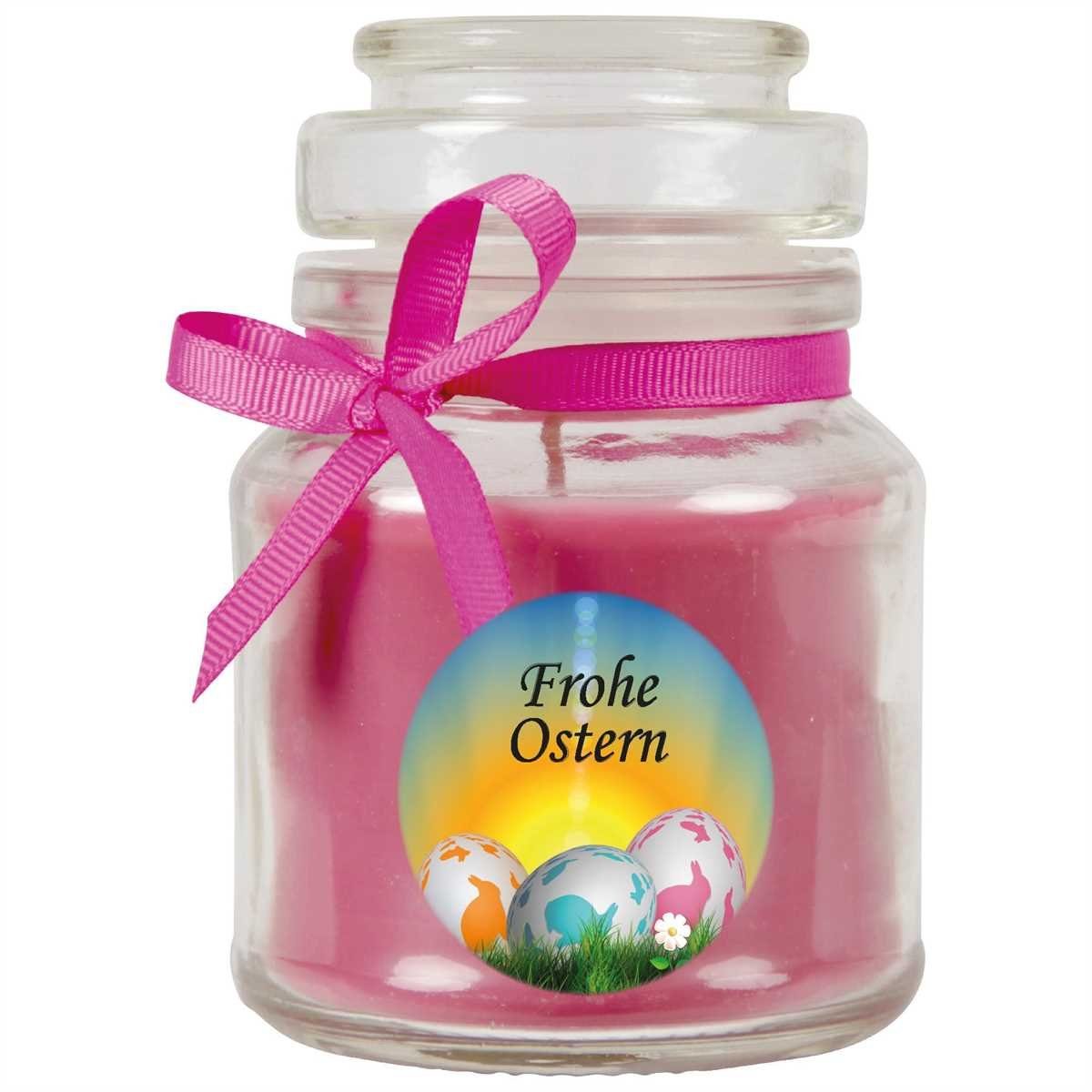 HS Candle Duftkerze zur Osterzeit (1-tlg), Frohe Ostern - Stimmungslicht mit Duft - Kerze mit Motiv zur Osterzeit