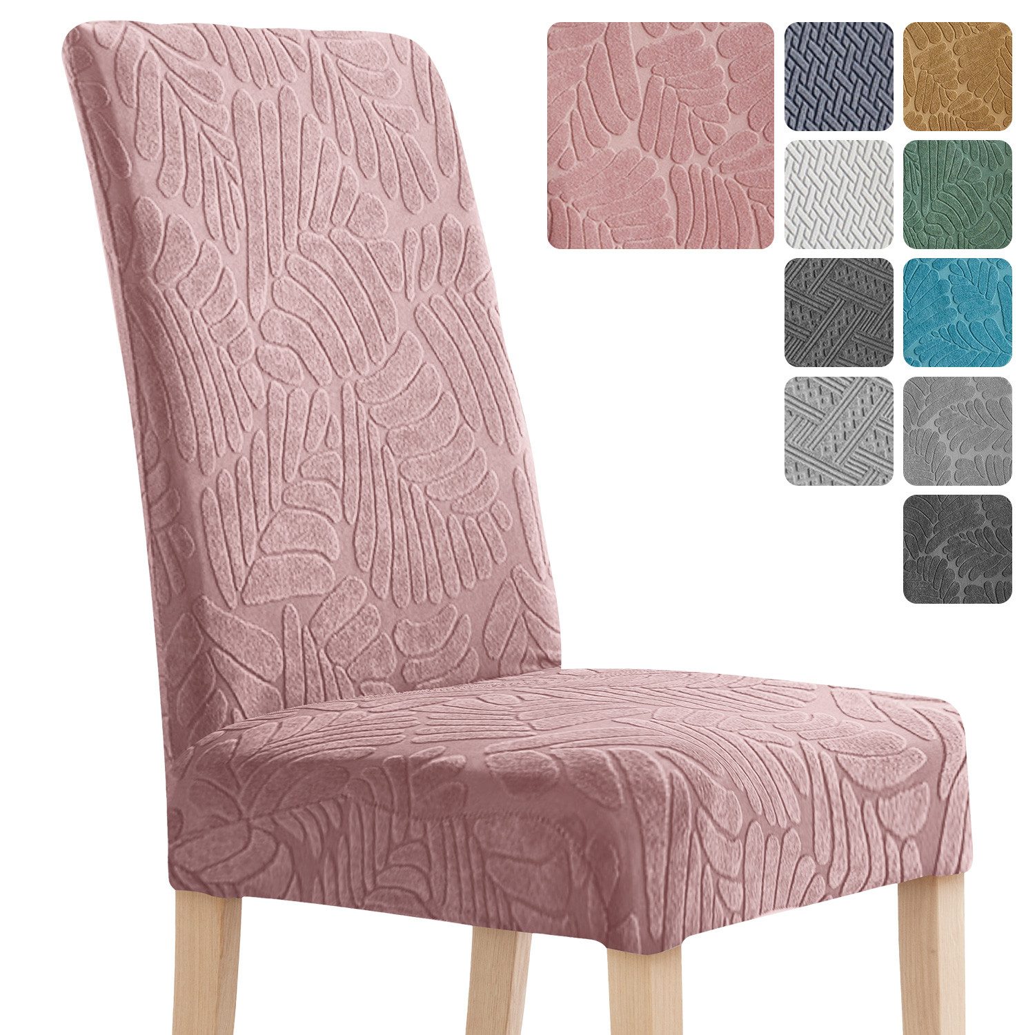 Simloveve Stuhlhusse Stretch Stuhlbezug mit Gummiband Abnehmbar, waschbar, günstig online kaufen