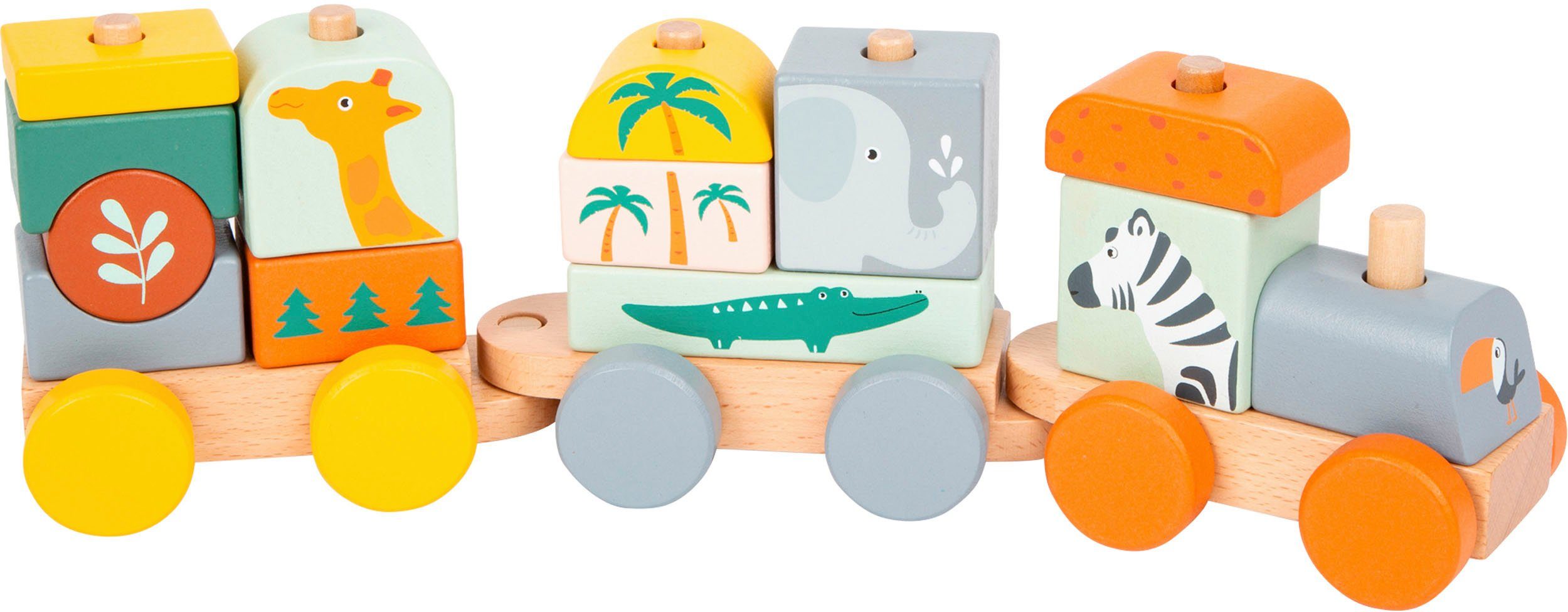 Small Foot Spielzeug-Zug Holzzug Safari günstig online kaufen