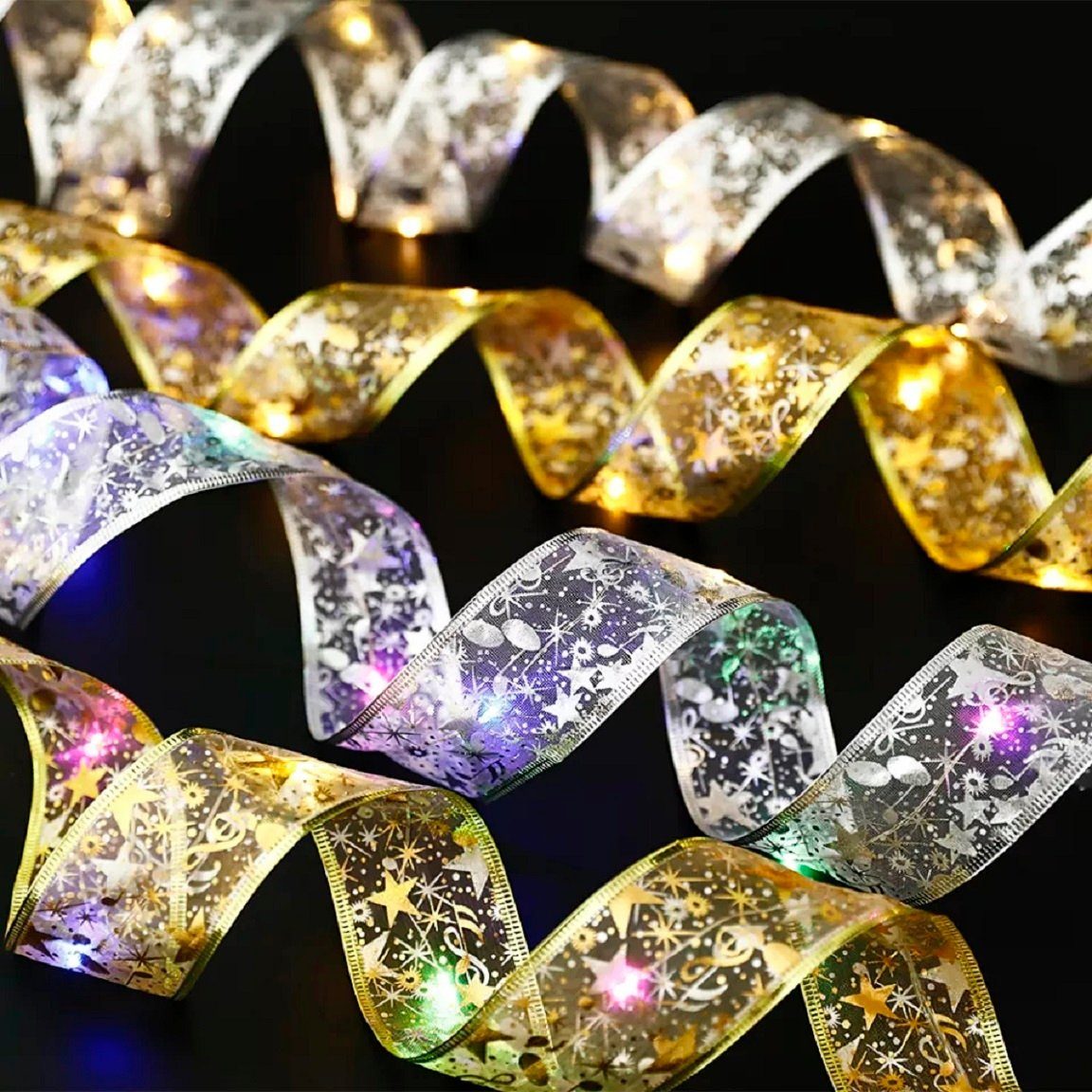 Amy too LEDLichterkette Lichterkette 5 Meter Band, als Baumschmuck