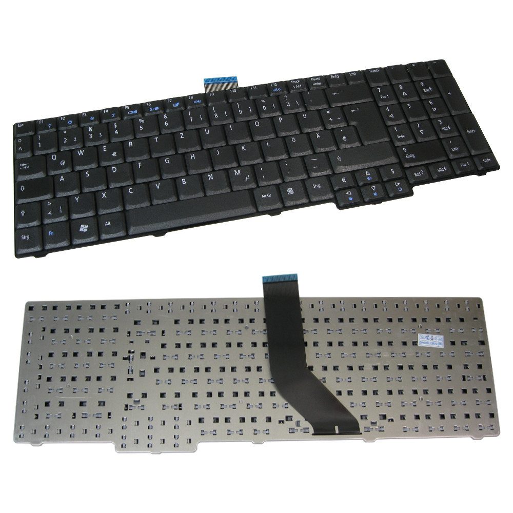 Trade-Shop Ersatz passend für Acer Acer Extensa 7630G 7630Z 7630ZG 7730EZ AS7730 Tastatur (Tastenbelegung: Deutsch, QWERTZ / Farbe: Schwarz)