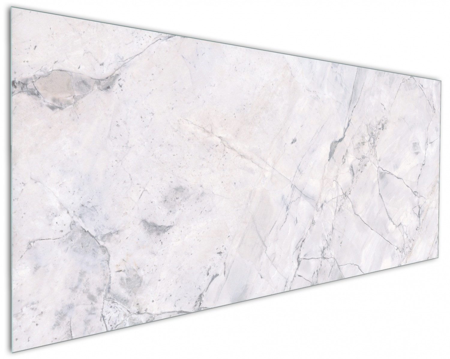 Wallario Küchenrückwand Graue Marmor-Optik, (1-tlg)