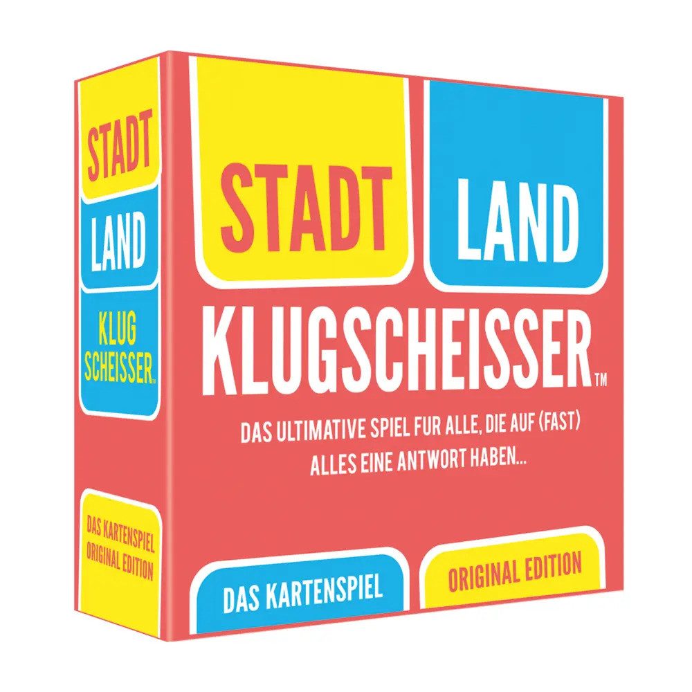Spiel Stadt Land Klugscheisser Kartenspiel (Spiel)