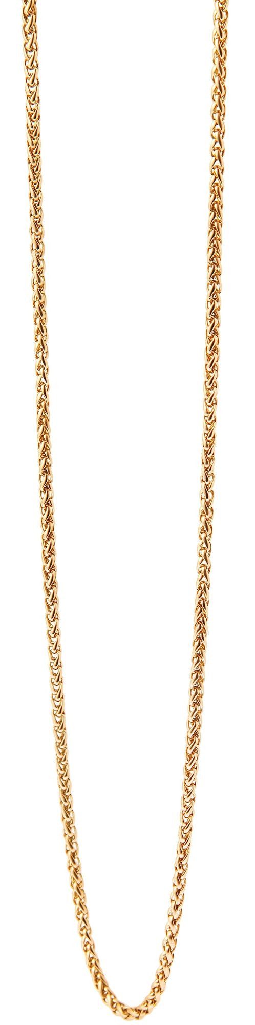 AKZENT Edelstahlkette "Ertane" Gold - Edelstahlkette ohne Anhänger - Basic Design - (Einzeln)
